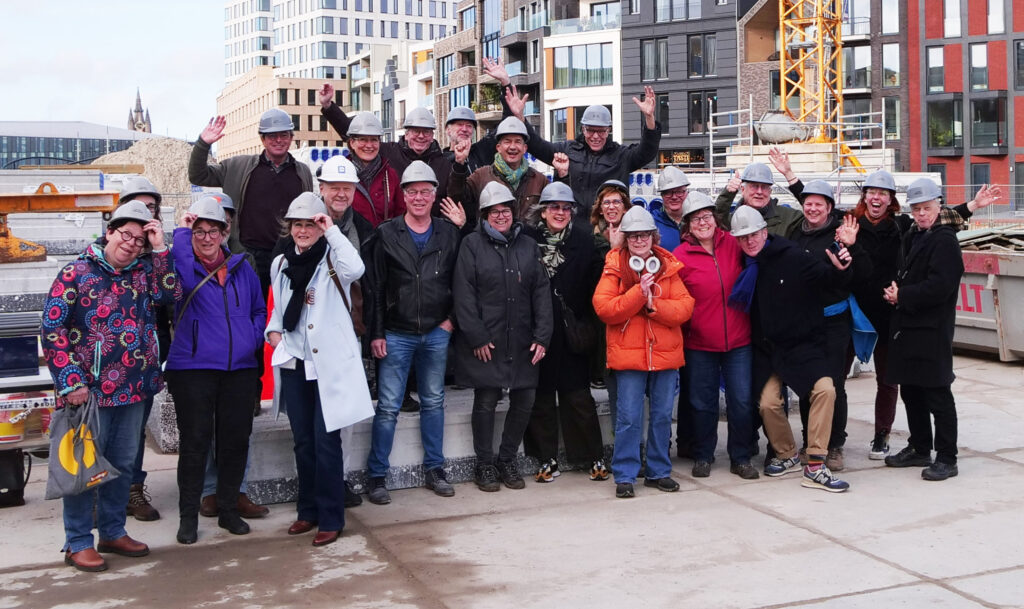 Bezoek aan de nieuwbouw (1)